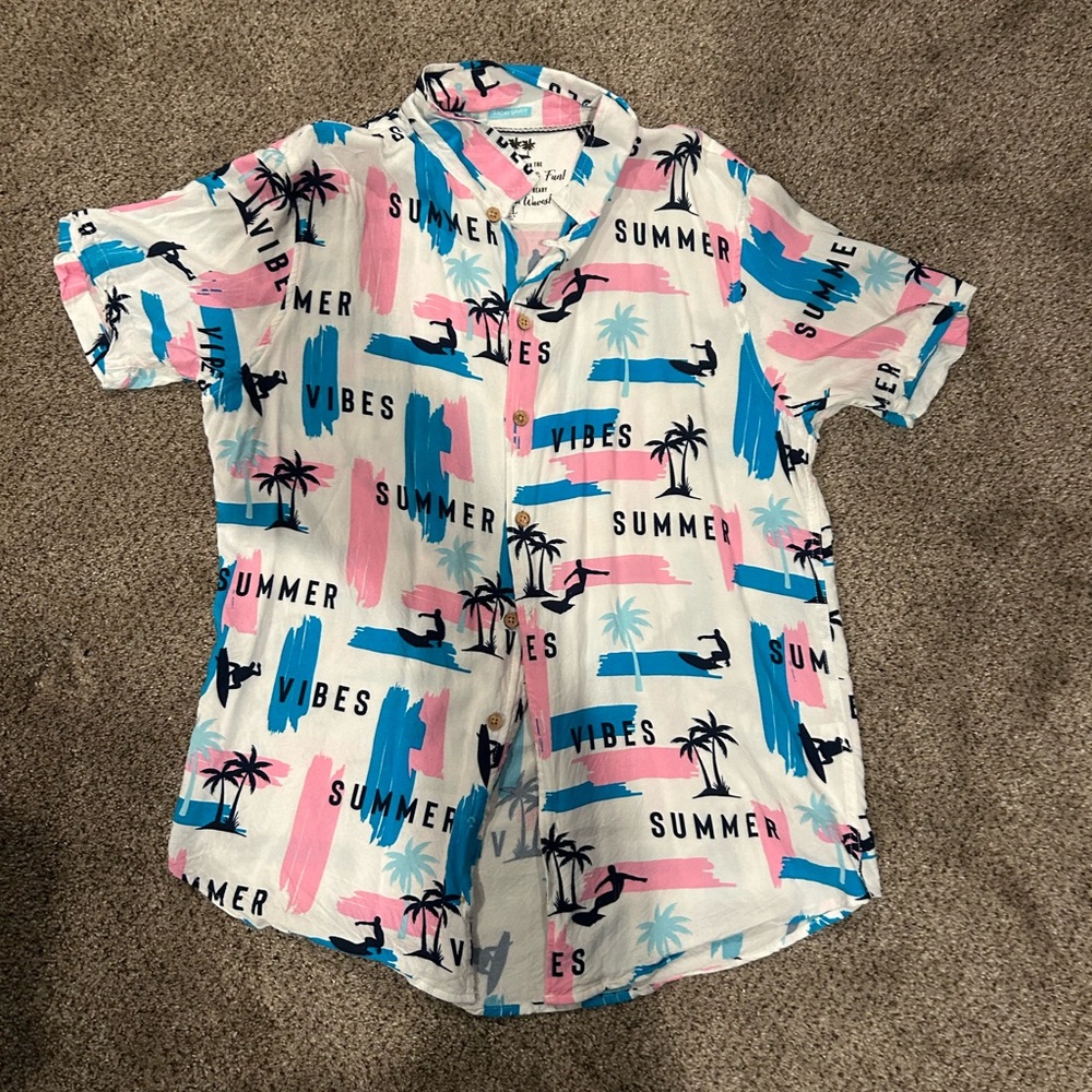 Vibrant Summer Vibes Men's Shirt